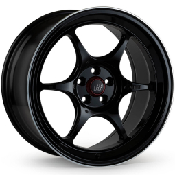 Enkei PF06 Wheel (18x7.5", 48mm, 5x100, Each) Black Machined