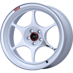 Enkei PF06 Wheel (18x7.5", 48mm, 5x100, Each) White Machined
