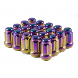 Gorilla Small Diameter Spline Style Lug Nuts (12x1.5mm, Set/20, Prism Light)