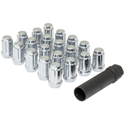 Gorilla Closed End Lug Nuts (12x1.25mm, Chrome, Set/20), Subaru & Nissan