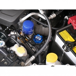 Greddy Type-B Oil Filler Cap Subaru M42-P4.5 (Blue), '02-'23 WRX & '04-'21 STi & BRZ/FR-S/86