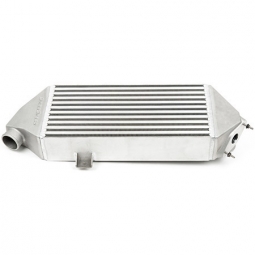 GrimmSpeed Top Mount Intercooler Kit w/ Splitter- Silver, '08-'14 WRX
