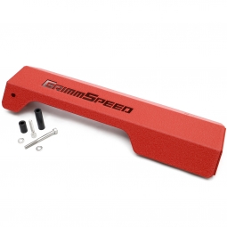 GrimmSpeed Pulley Cover (Red), 2015-2021 WRX