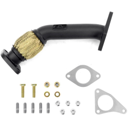 GrimmSpeed 2-Bolt Up Pipe (For EJ25, Black), '06-'14 WRX & '04-'21 STi