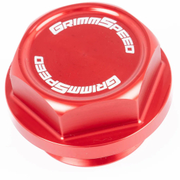 GrimmSpeed The Bolt Oil Cap (Red), '02-'21 WRX & '04-'21 STi & BRZ/FR-S/86