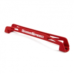 GrimmSpeed Lightweight Battery Tie Down (Red), '02-'26 WRX & '04-'21 STi & BRZ/FR-S/86