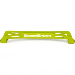 GrimmSpeed Lightweight Battery Tie Down (Neon Green), '02-'23 WRX & '04-'21 STi & BRZ/FR-S/86
