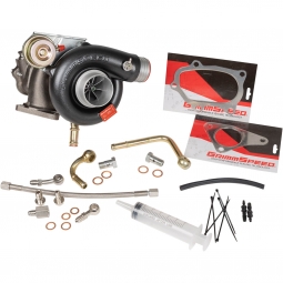 GrimmSpeed OVERTAKE BB500 Turbocharger Kit (Ball Bearing), '02-'14 WRX & '04-'21 STi