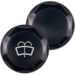 IAG Revolve Washer Fluid Reservoir Cap (Black w/ Black Insert), '22-'26 WRX & '13-'26 BRZ/FR-S/86