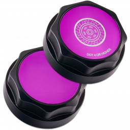 IAG Revolve Clutch Fluid Cap (Black w/ Purple Insert), '13-'26 BRZ/FR-S/86