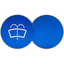 IAG Replacement Insert For Revolve Washer Fluid Cap (Blue), '02-'21 WRX & '04-'21 STi