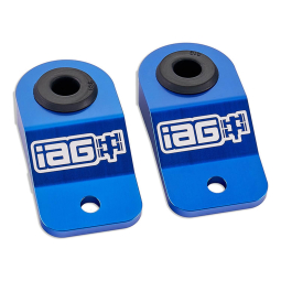 IAG Radiator Stays (Blue), 2002-2007 WRX & 2004-2007 STi