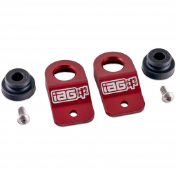 IAG Radiator Stays (Red), 2008-2014 WRX & 2008-2014 STi