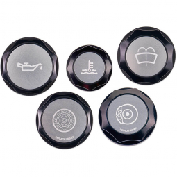 IAG Revolve Engine Bay Dress Up Cap Kit (Black w/ Silver Inserts), '13-'26 BRZ/FR-S/86
