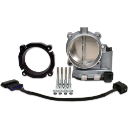 IAG Bosch 82mm Throttle Body & Adapter (STi ProcessWest Manifold, Black), '04-'21 STi & '06-'14 WRX