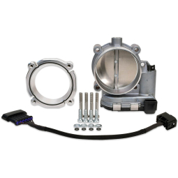 IAG Bosch 82mm Throttle Body & Adapter (STi ProcessWest Manifold, Silver), '04-'21 STi & '06-'14 WRX