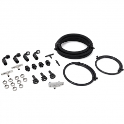 IAG Braided Fuel Line & Fitting Kit For IAG Fuel Rails, '02-'14 WRX & '07+ STi