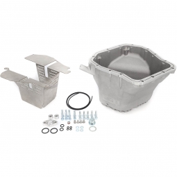 IAG Street Series Oil Pan w/ Removable SS Lower Baffle (Silver), '02-'14 WRX & '04-'21 STi