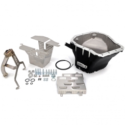 IAG Street Series Oil Pan Combo (Pan, Pickup, Baffle, Tray, Black), '02-'14 WRX & '04-'21 STi