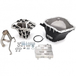IAG Competition Oil Pan Combo (Pan, Pickup, Baffle, Tray) - Black, '02-'14 WRX & '04-'21 STi