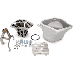 IAG Competition Oil Pan Combo (Pan, Pickup, Baffle, Tray) - Silver, '02-'14 WRX & '04-'21 STi