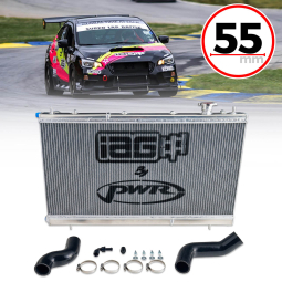 IAG Triple Pass Competition Series 55mm Radiator, '08-'14 WRX & '08-'21 STi
