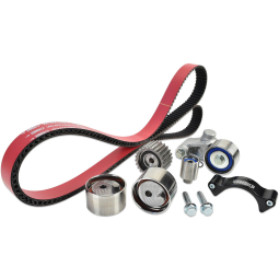 IAG Timing Belt Kit w/ IAG Red Belt, Timing Guide, Adj Idlers & Tensioner, '02-'14 WRX & '04-'21 STi