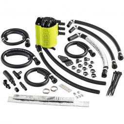 IAG v3 Street Series Air/Oil Separator (AOS) Kit (Neon Yellow), '08-'14 WRX & '08-'21 STi