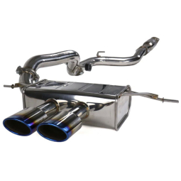Invidia Q300 Cat-Back Exhaust w/ Dual Rolled Oval 110mm Ti Tips, '13-'18 Focus ST