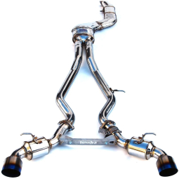 Invidia N1 Cat-Back Dual Exhaust w/ Valve & Single-Layer 125mm Ti Tips, '20-'21 GR Supra