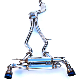 Invidia Gemini Cat-Back Dual Exhaust w/ Valve & Single-Layer 125mm Ti Tips, '20-'21 GR Supra