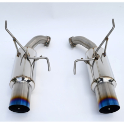 Invidia N1 Axle-Back Exhaust System w/ Single-Layer 89mm Ti Tips, '22-'26 WRX