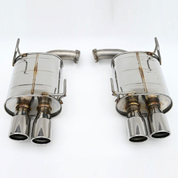 Invidia Q300 Axle-Back Exhaust System w/ Rolled 89mm SS Tips, '22-'26 WRX