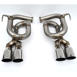 Invidia Twin Loop Axle-Back Exhaust System w/ Single-Layer 89mm SS Tips, '22-'26 WRX