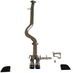 Invidia Full Titanium Racing Cat-Back Exhaust System w/ Dual 90mm Ti Tips, '23-'25 GR Corolla