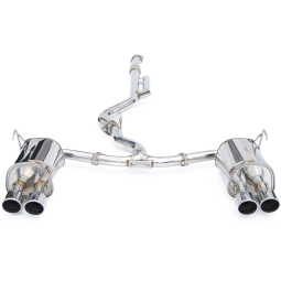 Invidia Q300 Cat-Back Exhaust w/ Quad 110mm SS Tips, 2022-2026 WRX