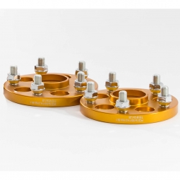 ISC Wheel Adapters (5x100 > 5x114, 25mm, Pair/4, Gold), '02-'14 WRX & '04 STi