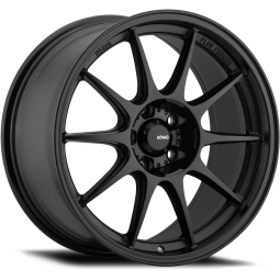 Konig Dekagram Wheel (18x8.5", 35mm, 5x114.3, Each) Semi-Matte Black
