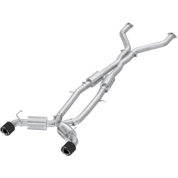 MBRP Armor Pro T304 Stainless Steel 3" Cat-Back Dual Rear Exit w/ 5" OD CF Tip, '23-'25 Nissan Z