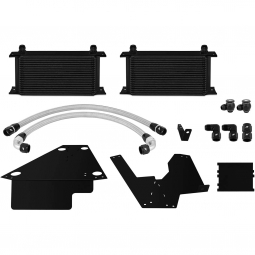 Mishimoto Oil Cooler Kit (No Thermostat, Black), 2008-2015 EVO X