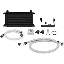 Mishimoto Oil Cooler Kit (No Thermostat, Black), 2006-2007 WRX & STi