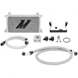Mishimoto Oil Cooler Kit (No Thermostat, Silver), 2006-2007 WRX & STi