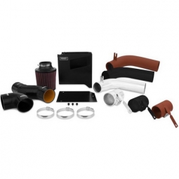 Mishimoto Cold Air Intake w/ Airbox (Wrinkle Red), 2015-2021 WRX