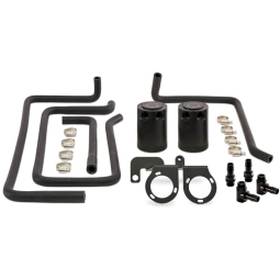Mishimoto Direct Fit Baffled Oil Catch Can (Black), 2009-2020 370Z