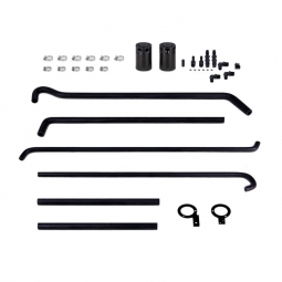 Mishimoto Baffled Oil Catch Can Kit (Black), 2008-2014 STi