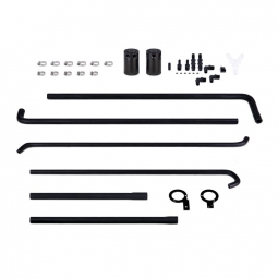 Mishimoto Baffled Oil Catch Can Kit (Black), 2008-2014 WRX