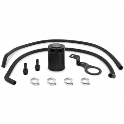 Mishimoto Baffled Oil Catch Can System (PCV Side, Black), '15-'21 WRX