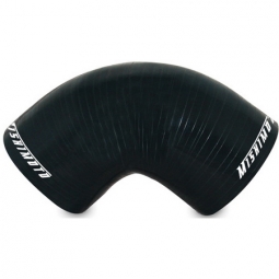 Mishimoto 90 Degree Silicone Coupler - 2.5in (Black)
