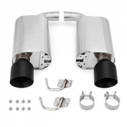 Mishimoto Axle-Back Exhaust (Street, Black), 2015-2017 Mustang GT