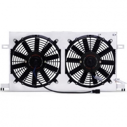 Mishimoto Aluminum Fan Shroud Kit (Plug n Play, Polished Silver), '13-'20 BRZ/FR-S/86